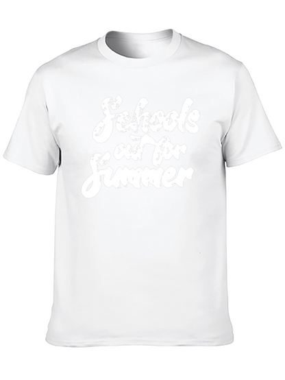 Schools Out For Summer Black T-Shirt