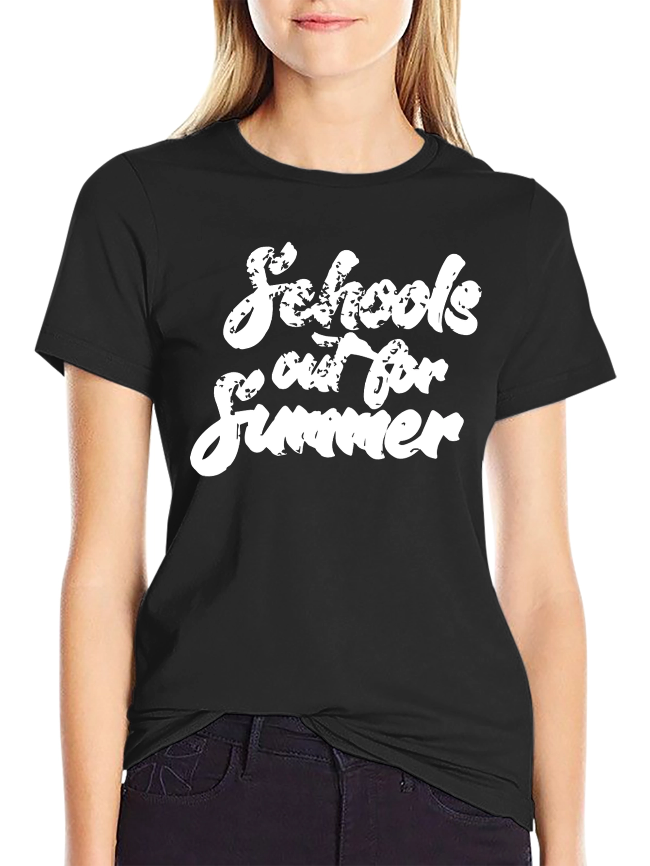 Schools Out For Summer Black T-Shirt
