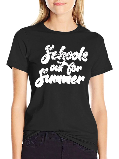 Schools Out For Summer Black T-Shirt