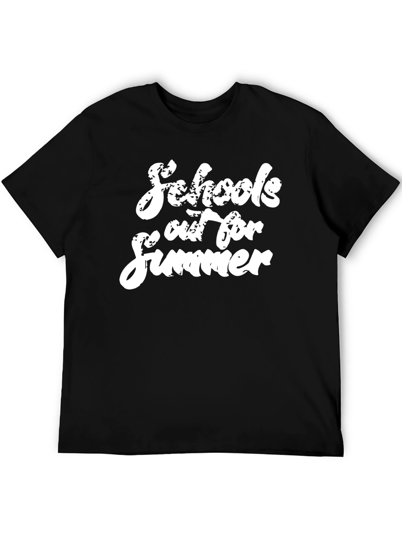 Schools Out For Summer Black T-Shirt