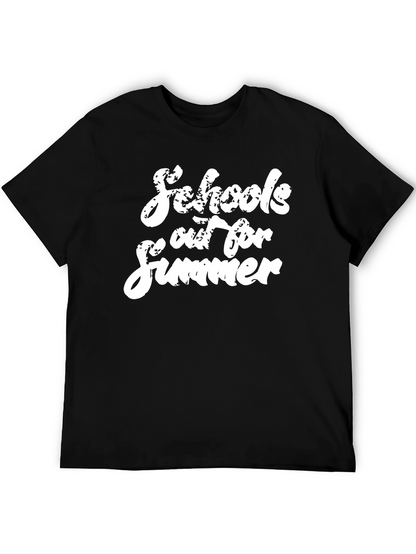 Schools Out For Summer Black T-Shirt