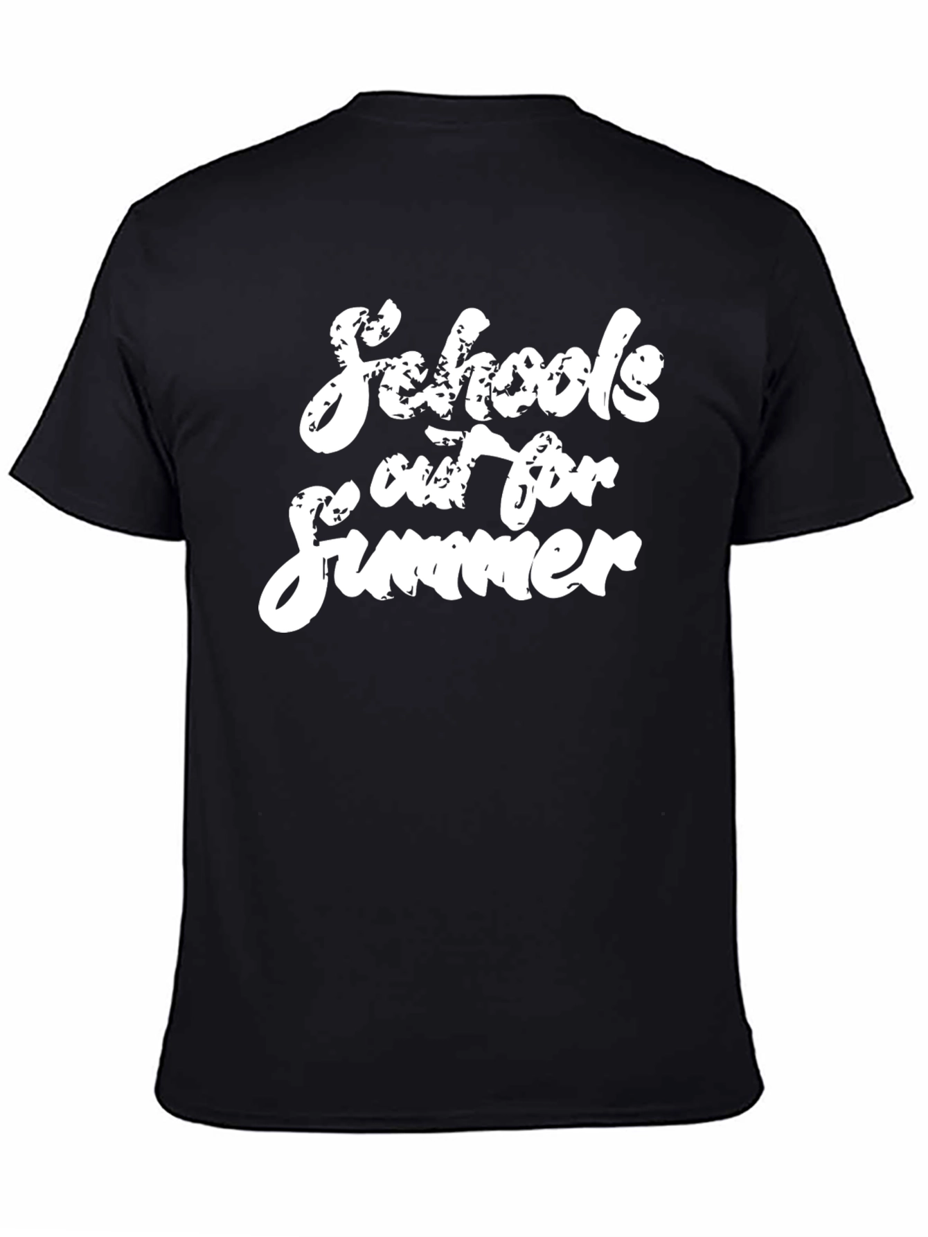 Schools Out For Summer Black T-Shirt