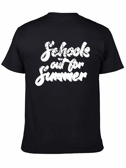 Schools Out For Summer Black T-Shirt