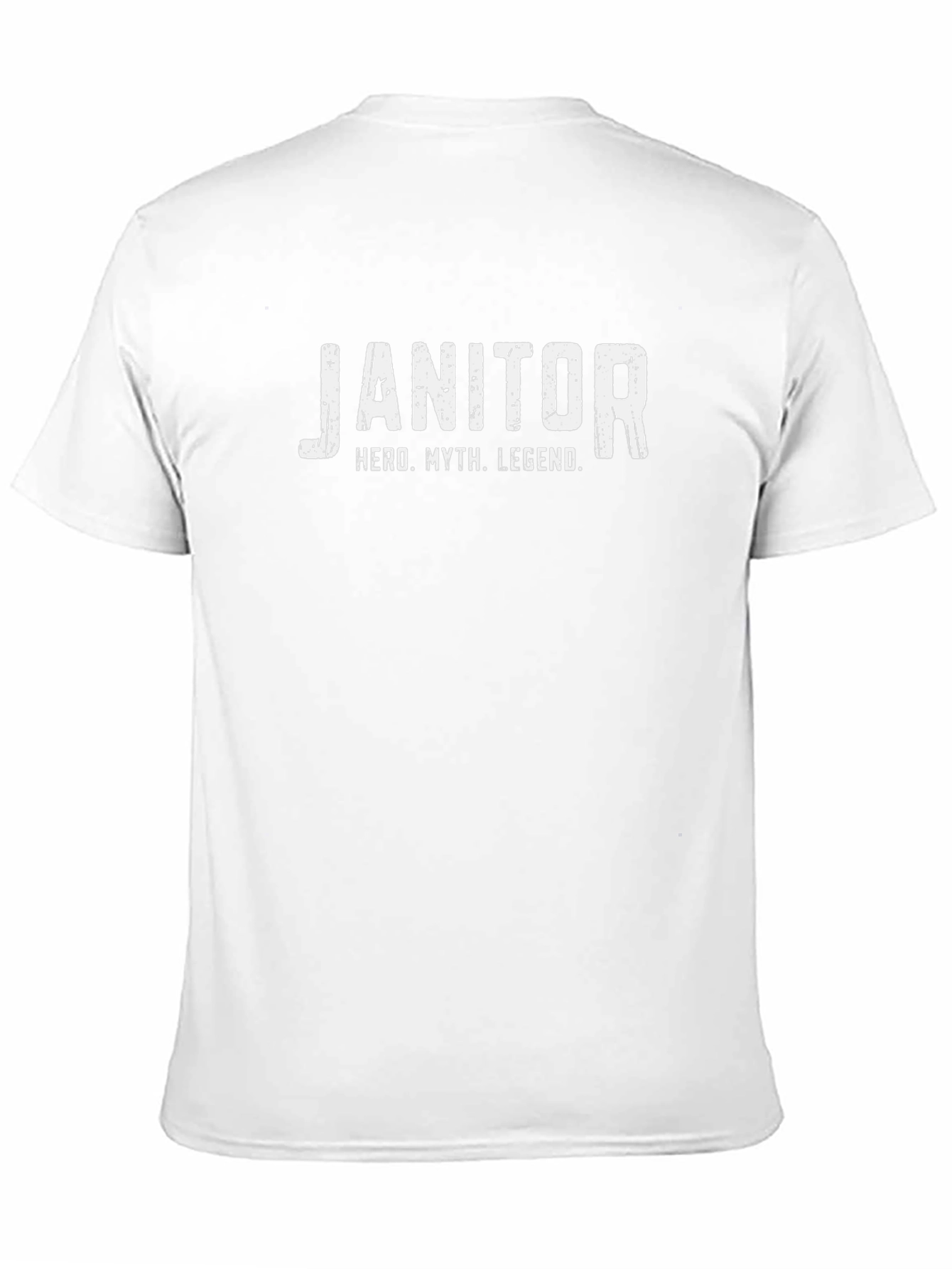 Janitor Hero Legend Black T-Shirt