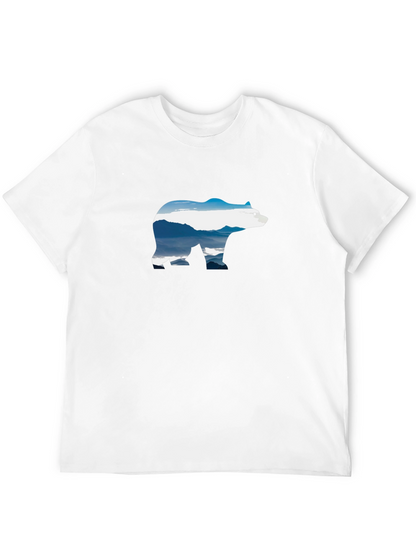 Mountain Bear Graphic T-Shirt - Black
