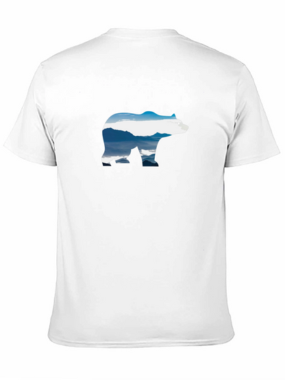 Mountain Bear Graphic T-Shirt - Black