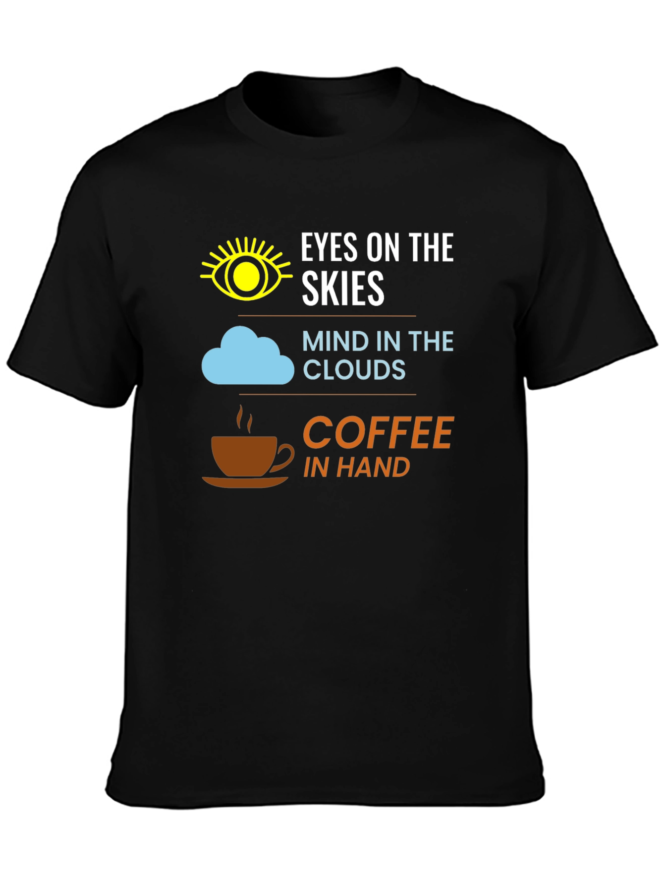 Eyes On Skies Coffee Graphic Tee