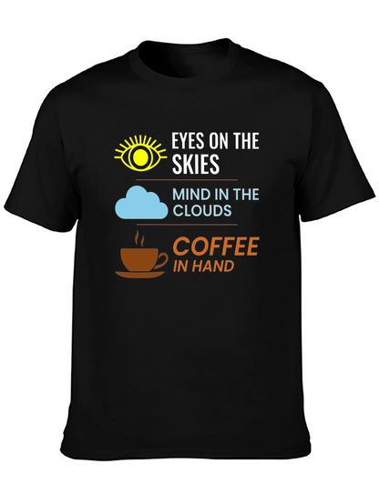 Eyes On Skies Coffee Graphic Tee