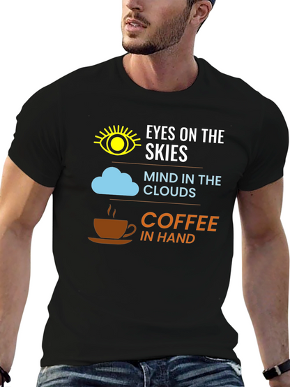 Eyes On Skies Coffee Graphic Tee
