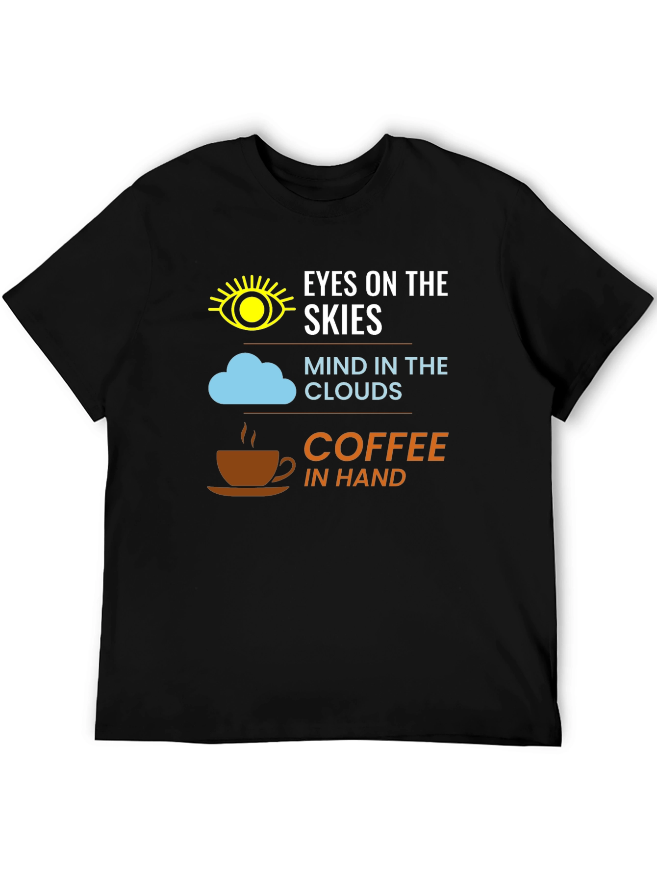 Eyes On Skies Coffee Graphic Tee