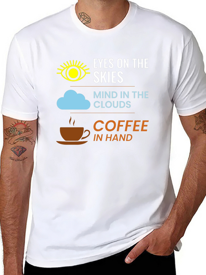 Eyes On Skies Coffee Graphic Tee