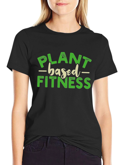 Plant Based Fitness Black T-Shirt