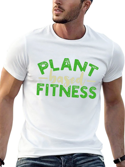Plant Based Fitness Black T-Shirt
