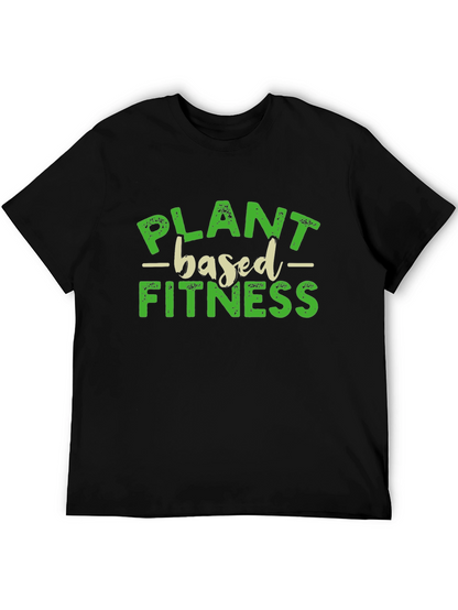 Plant Based Fitness Black T-Shirt