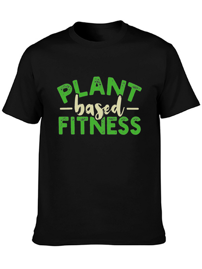 Plant Based Fitness Black T-Shirt