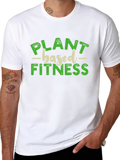 Plant Based Fitness Black T-Shirt