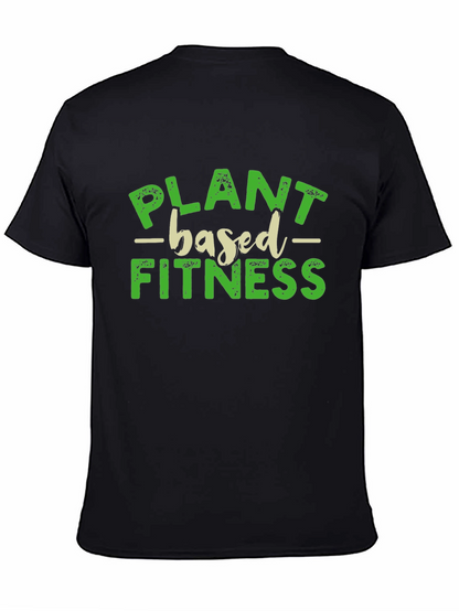 Plant Based Fitness Black T-Shirt