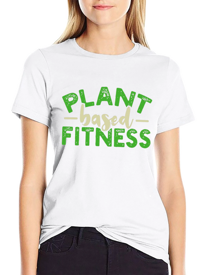 Plant Based Fitness Black T-Shirt
