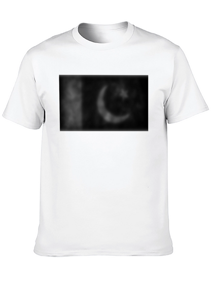 Black Graphic Tee - Pakistan Flag