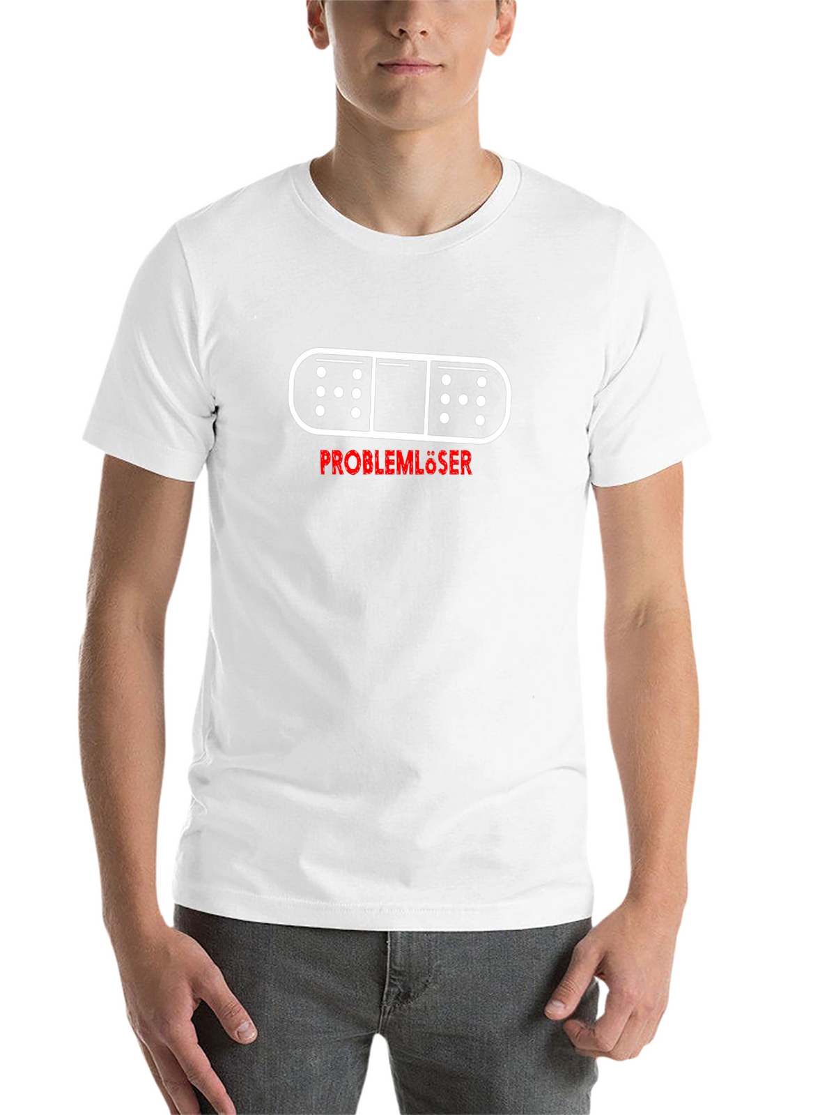 Problem Solver T-Shirt - Funny Bandage Design