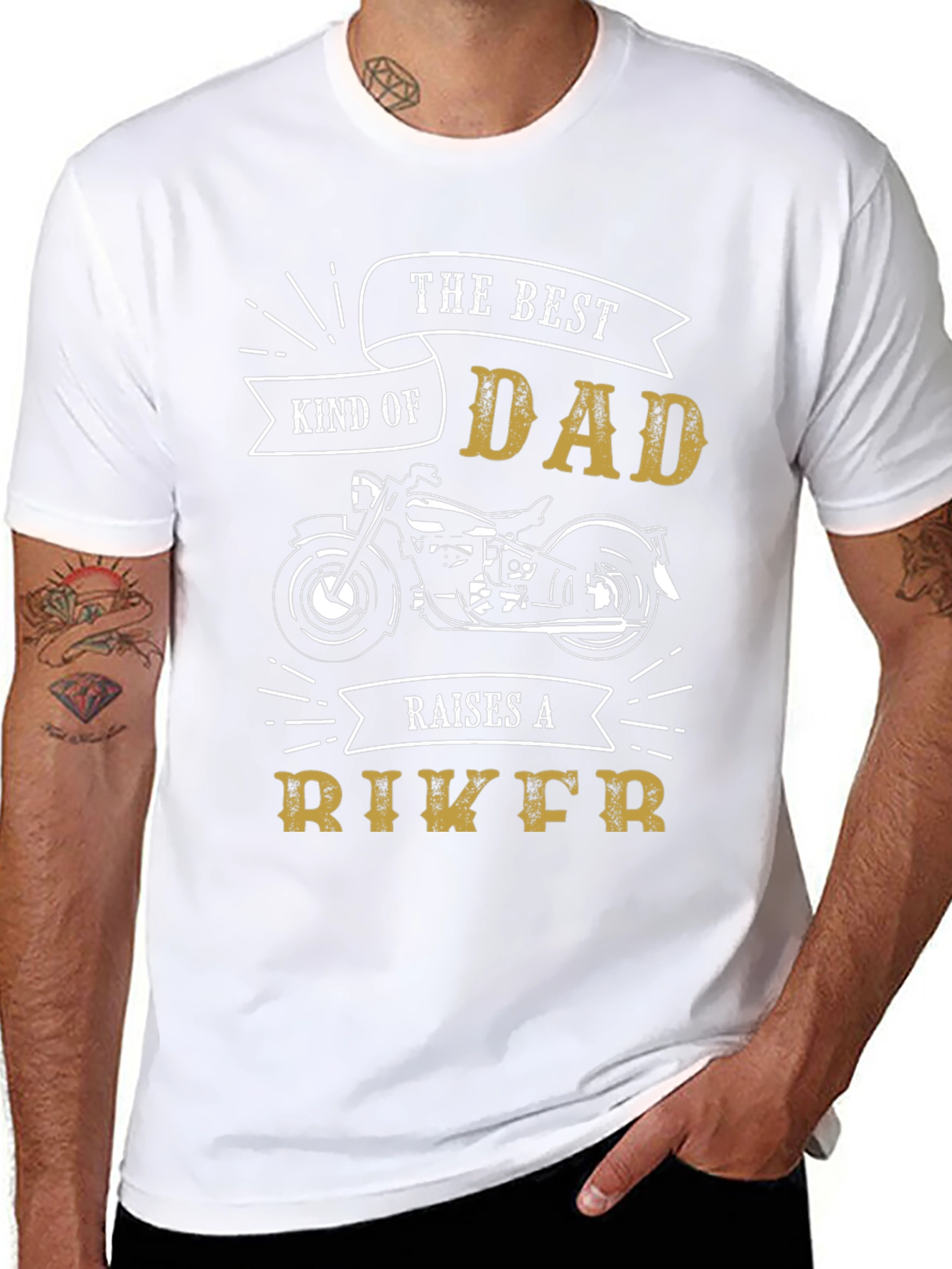The Best Kind of Dad Raises a Biker T-Shirt