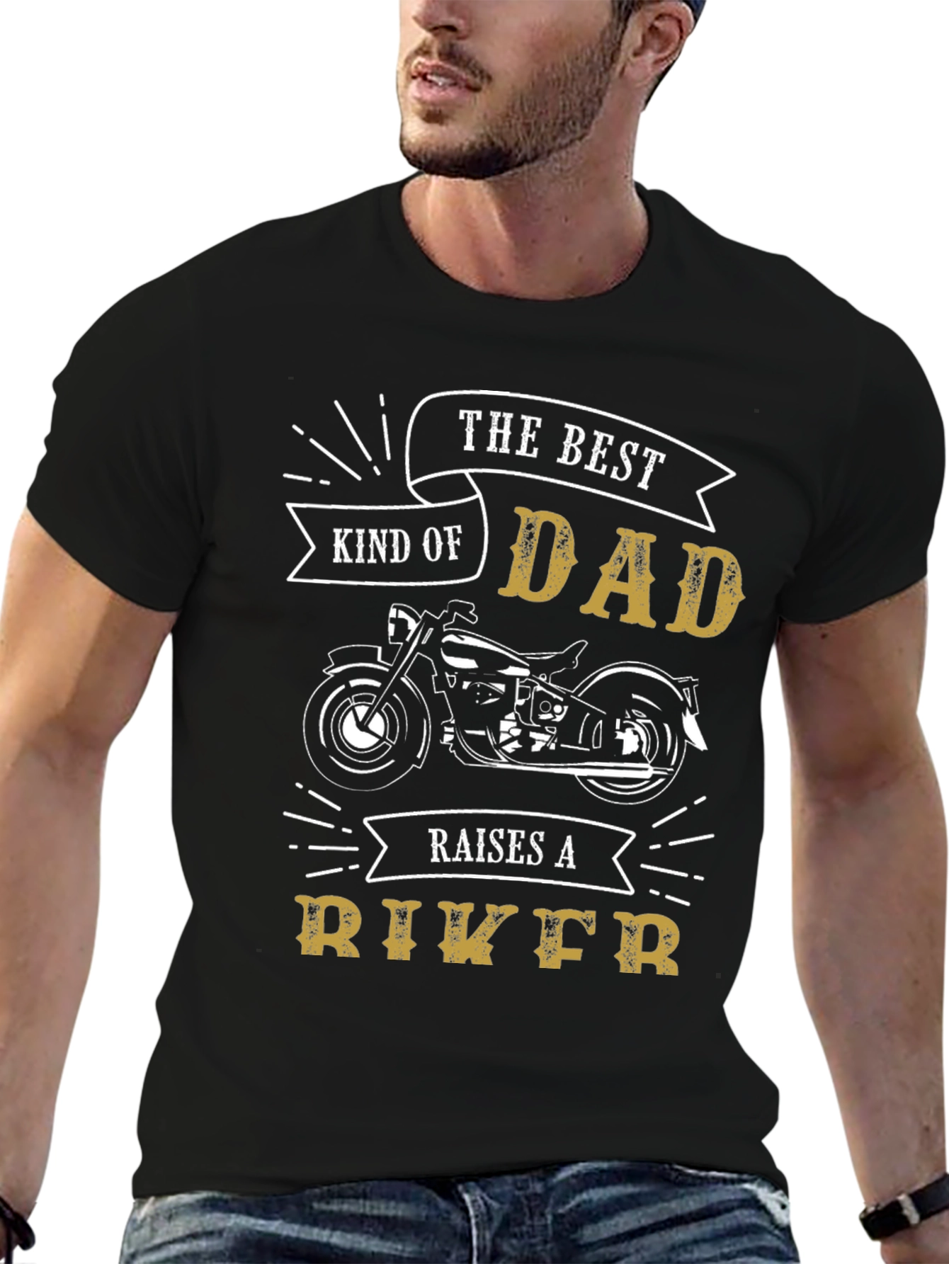 The Best Kind of Dad Raises a Biker T-Shirt