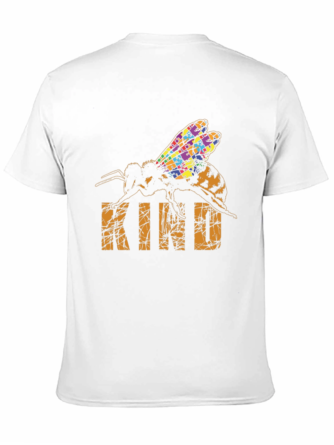 Be Kind Bee Autism Puzzle T-Shirt