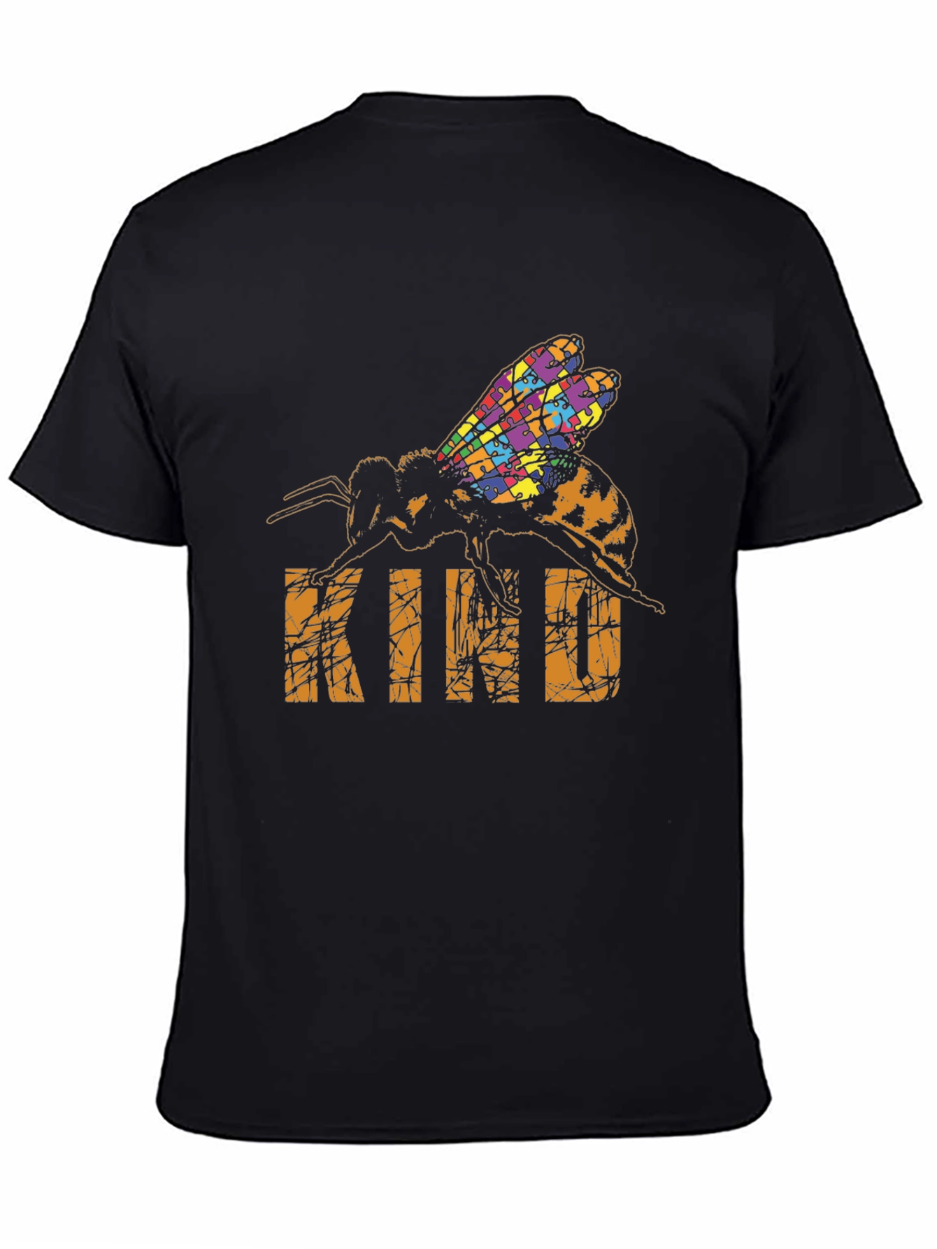 Be Kind Bee Autism Puzzle T-Shirt