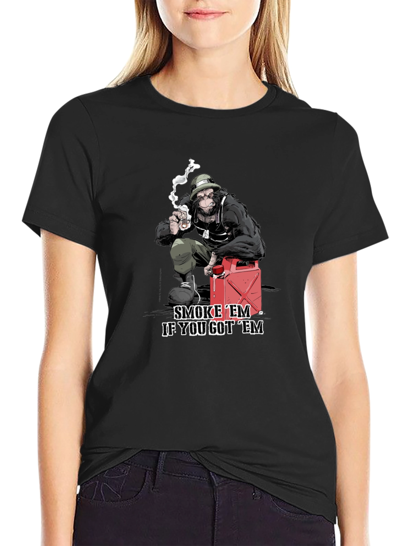 Smoke Em Gorilla Graphic Tee