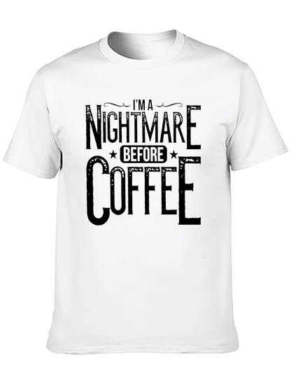 Nightmare Before Coffee Black T-Shirt