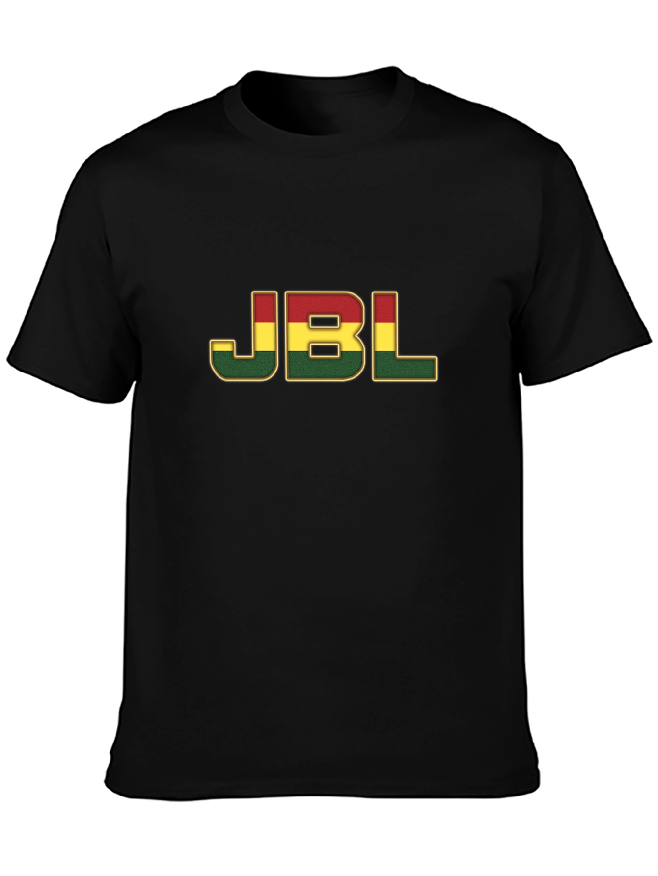 Rasta JBL Black T-Shirt - Reggae Style