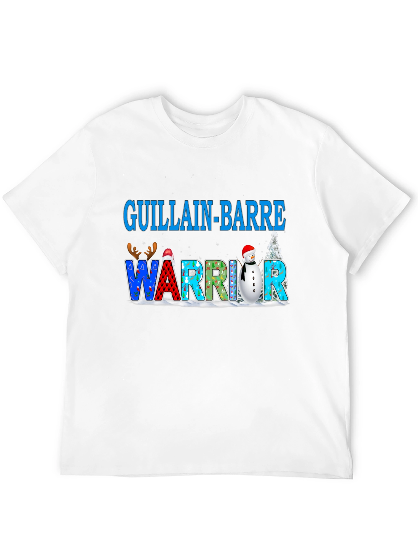 Guillain-Barre Warrior Christmas T-Shirt