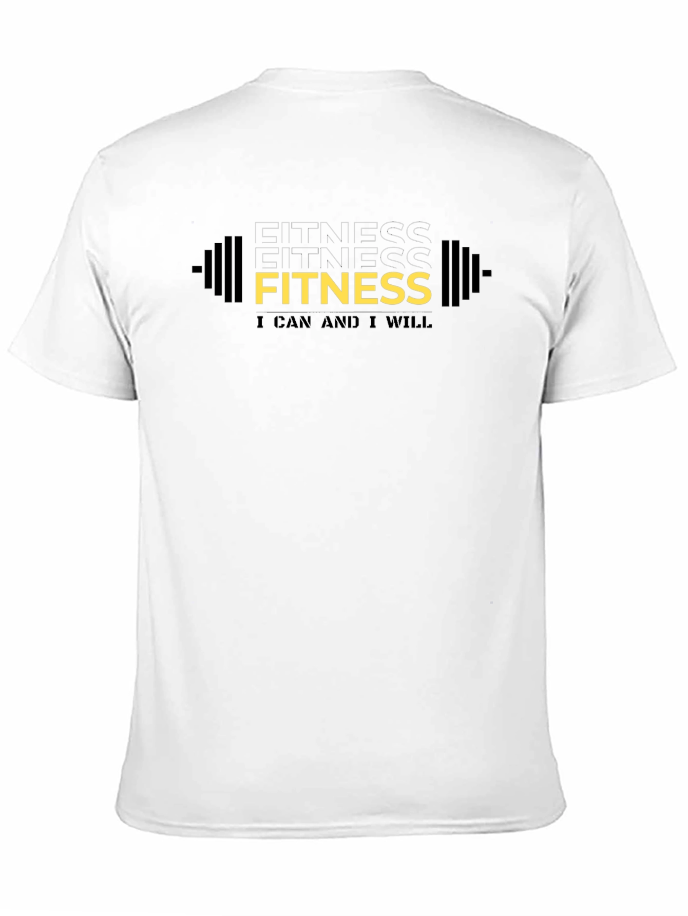 Fitness Graphic Tee - I Can and I Will