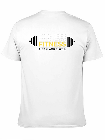 Fitness Graphic Tee - I Can and I Will
