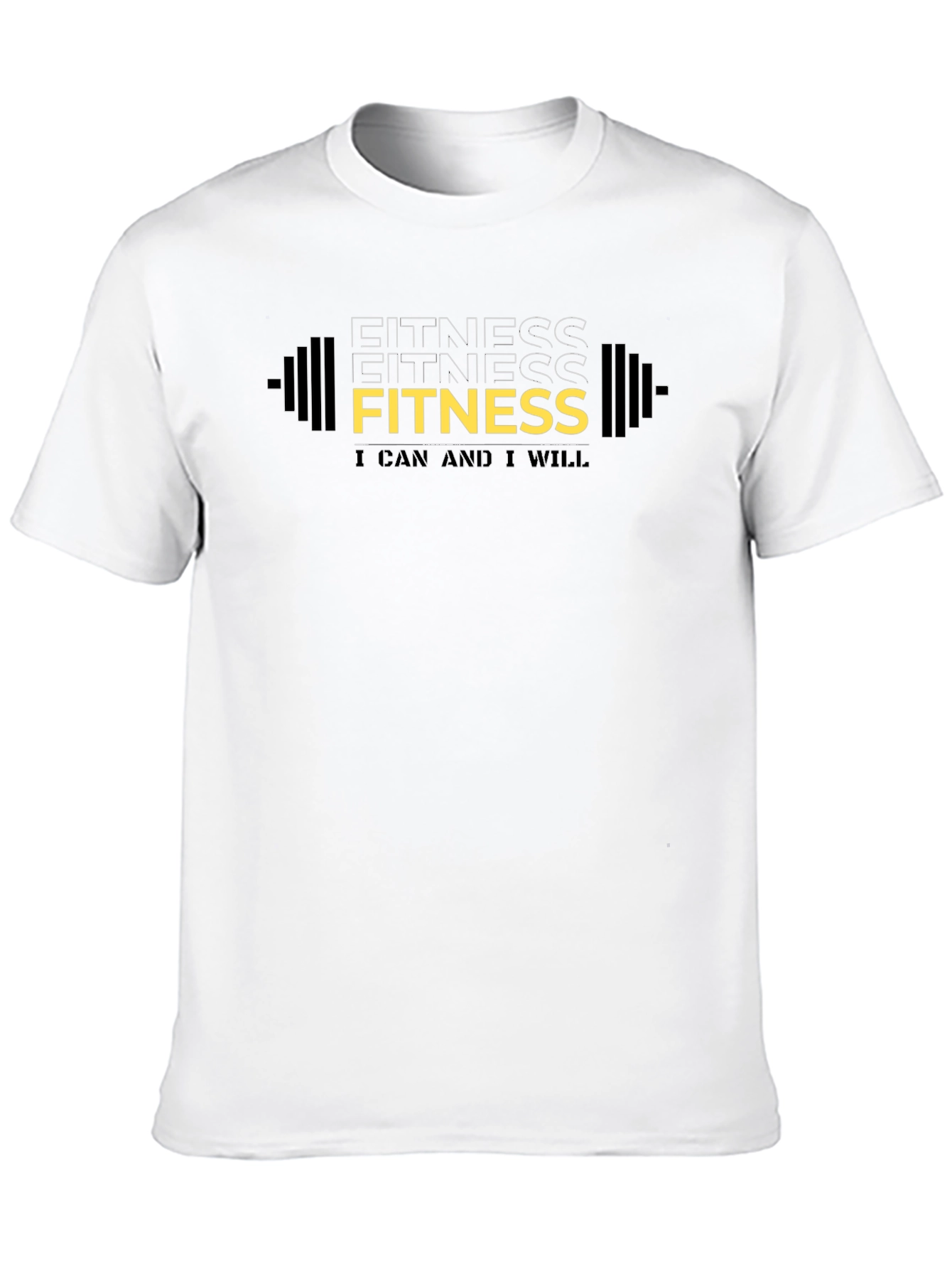 Fitness Graphic Tee - I Can and I Will