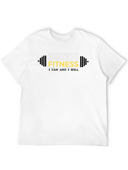 Fitness Graphic Tee - I Can and I Will