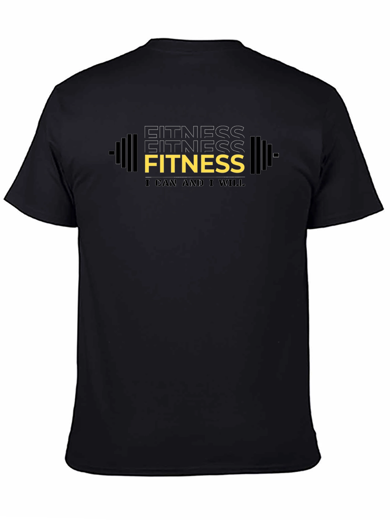 Fitness Graphic Tee - I Can and I Will