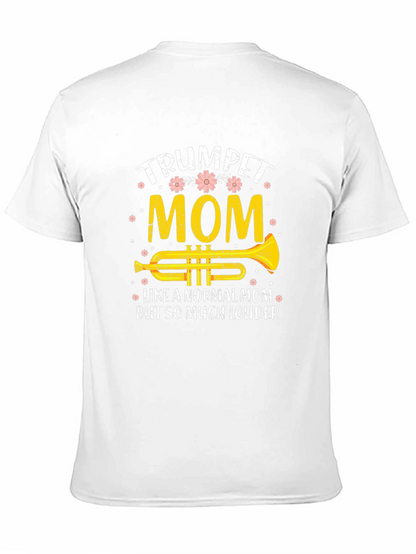 Trumpet Mom T-Shirt Musician Gift
