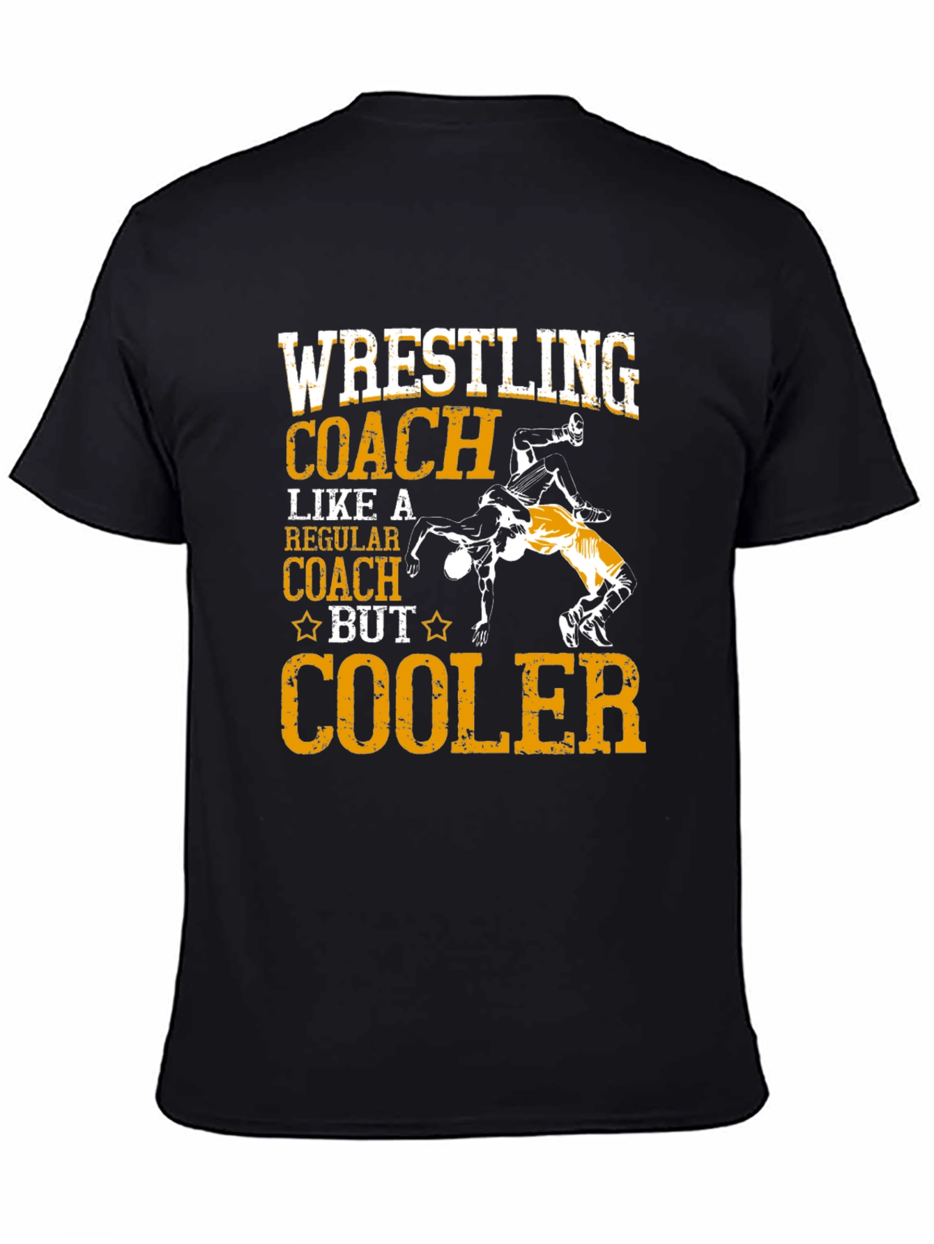 Wrestling Coach T-Shirt - Cooler Design
