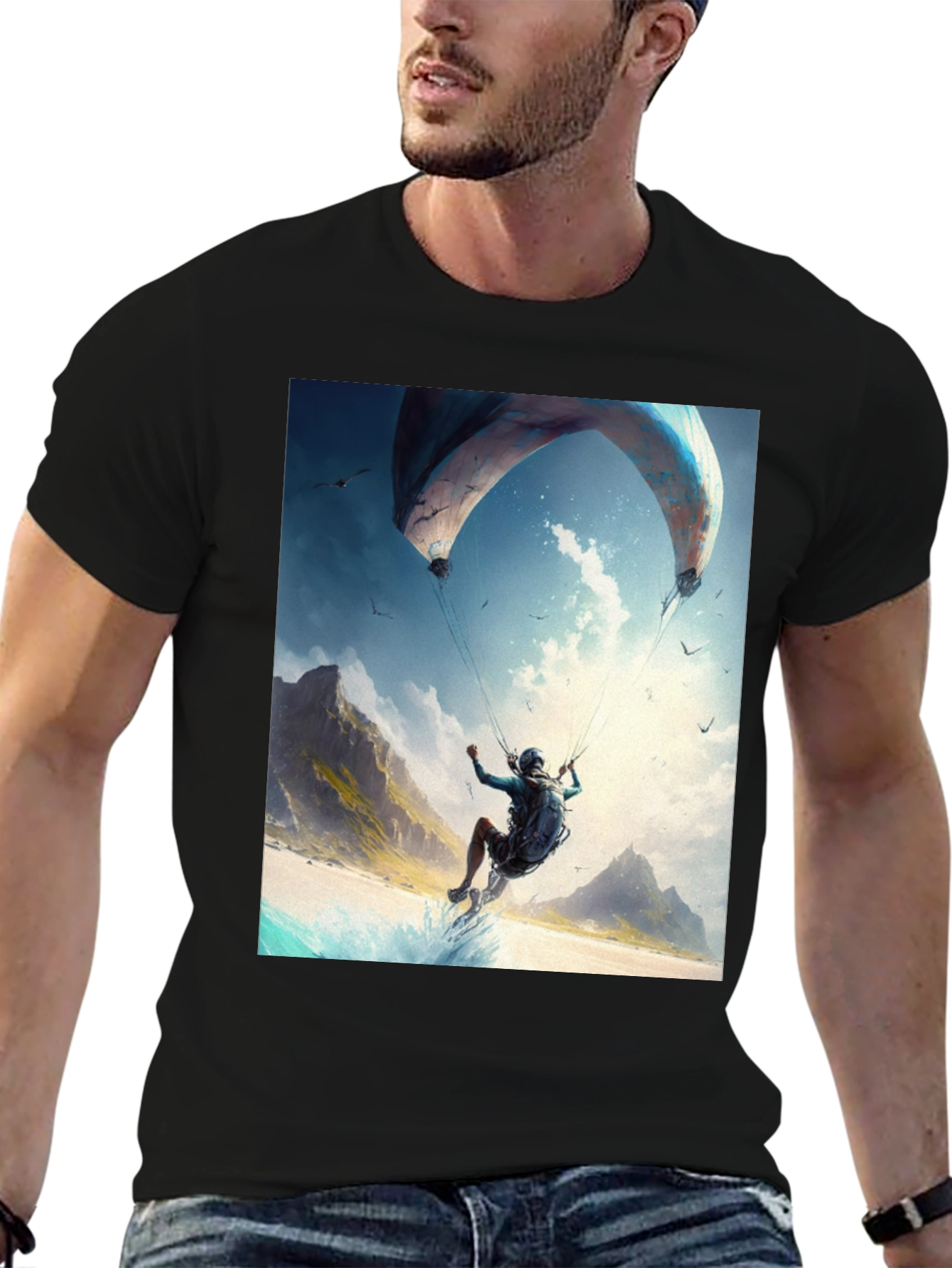 Paragliding Adventure Graphic Tee