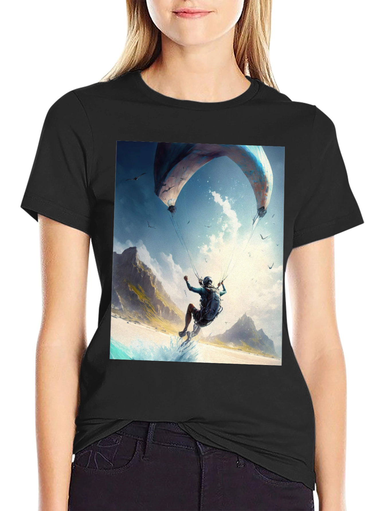 Paragliding Adventure Graphic Tee