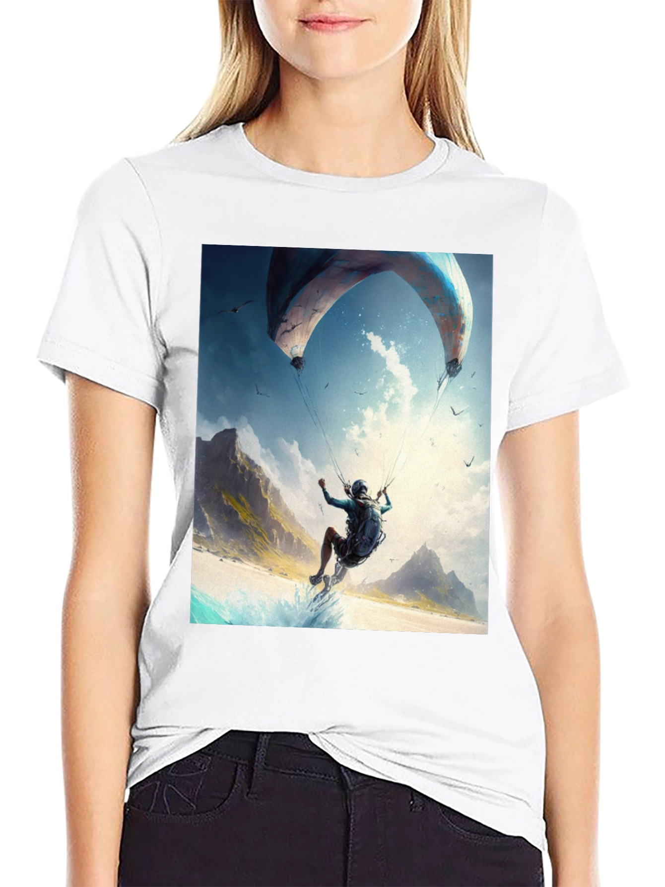 Paragliding Adventure Graphic Tee