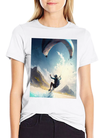 Paragliding Adventure Graphic Tee