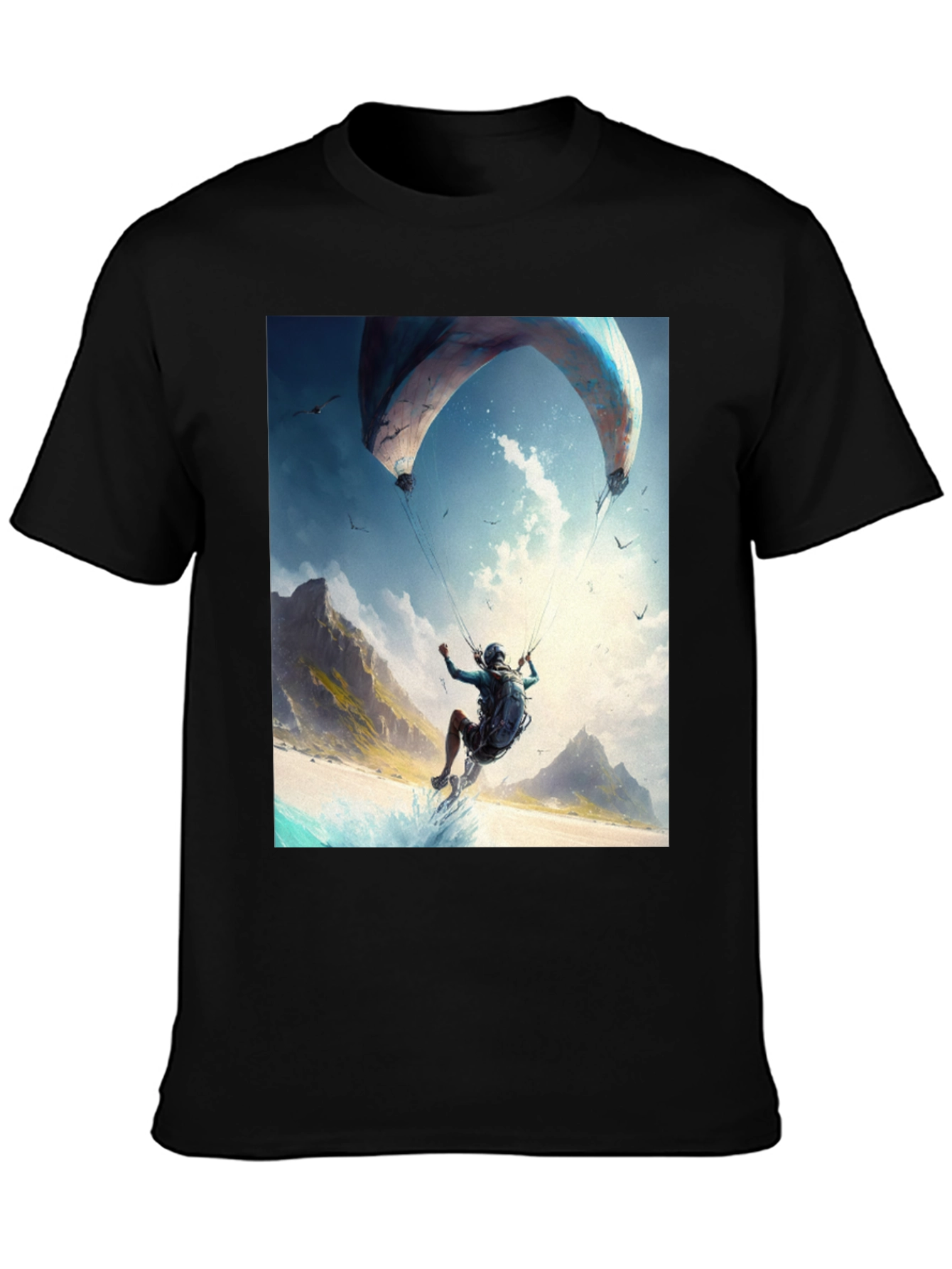 Paragliding Adventure Graphic Tee