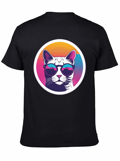 Cool Cat Tee - Retro Sunglasses Graphic T-Shirt