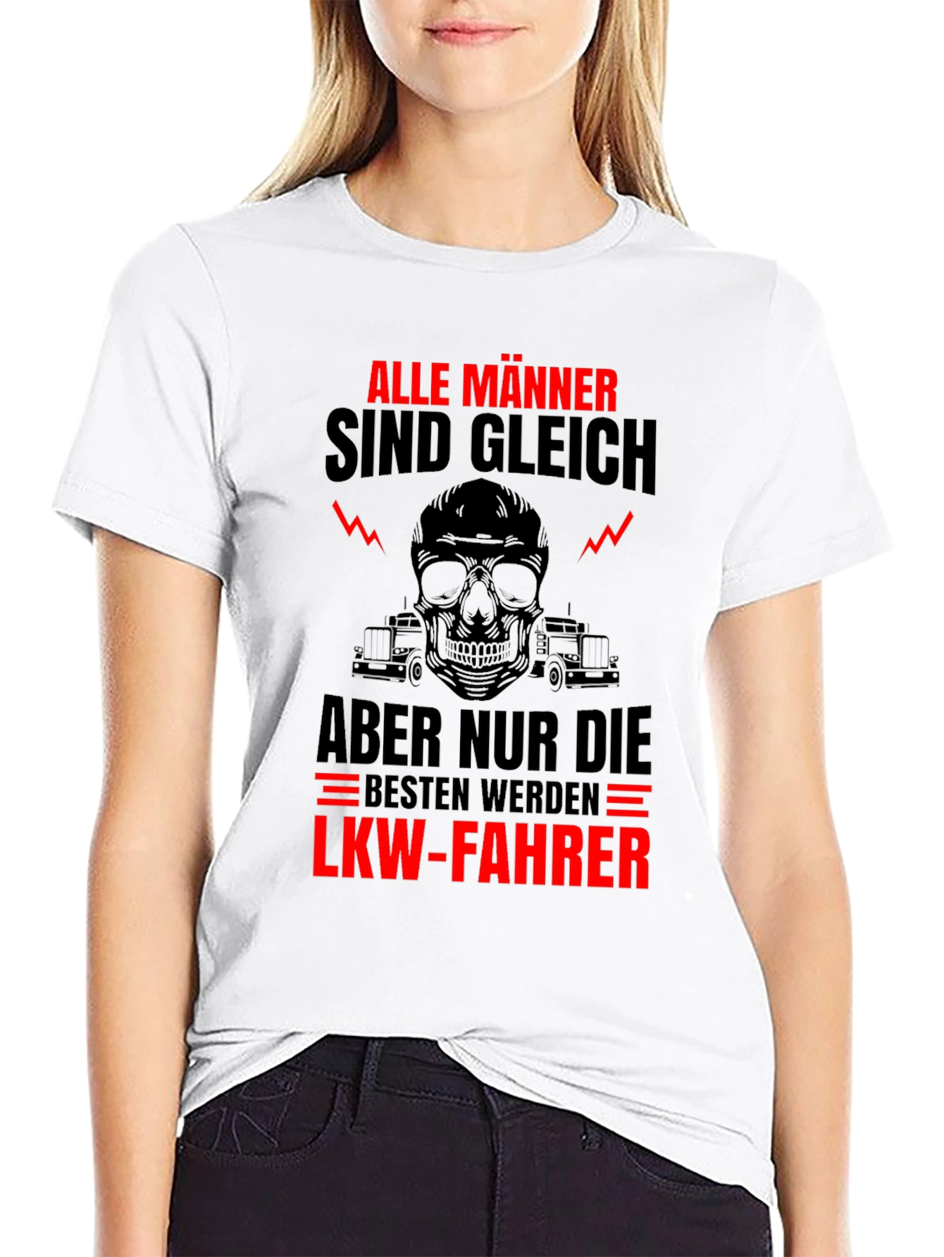 Trucker T-Shirt - Alle Männer Sind Gleich