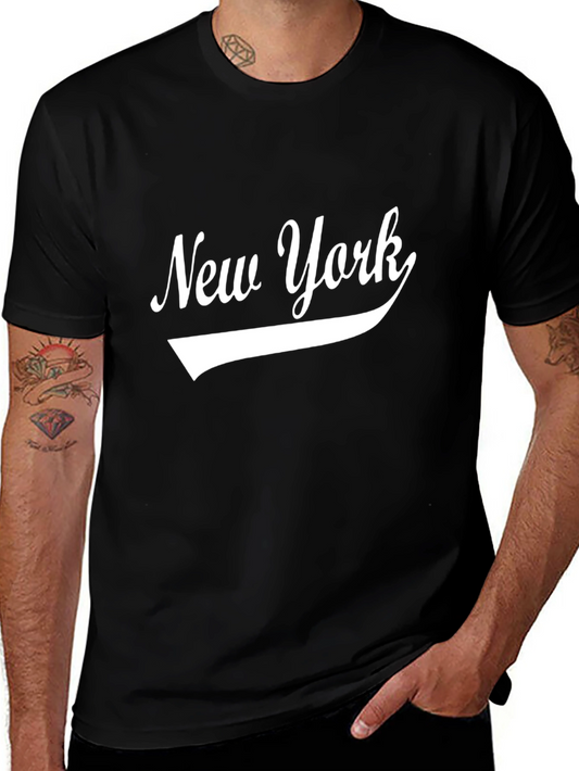 New York Graphic Tee - Classic Style Black T-Shirt
