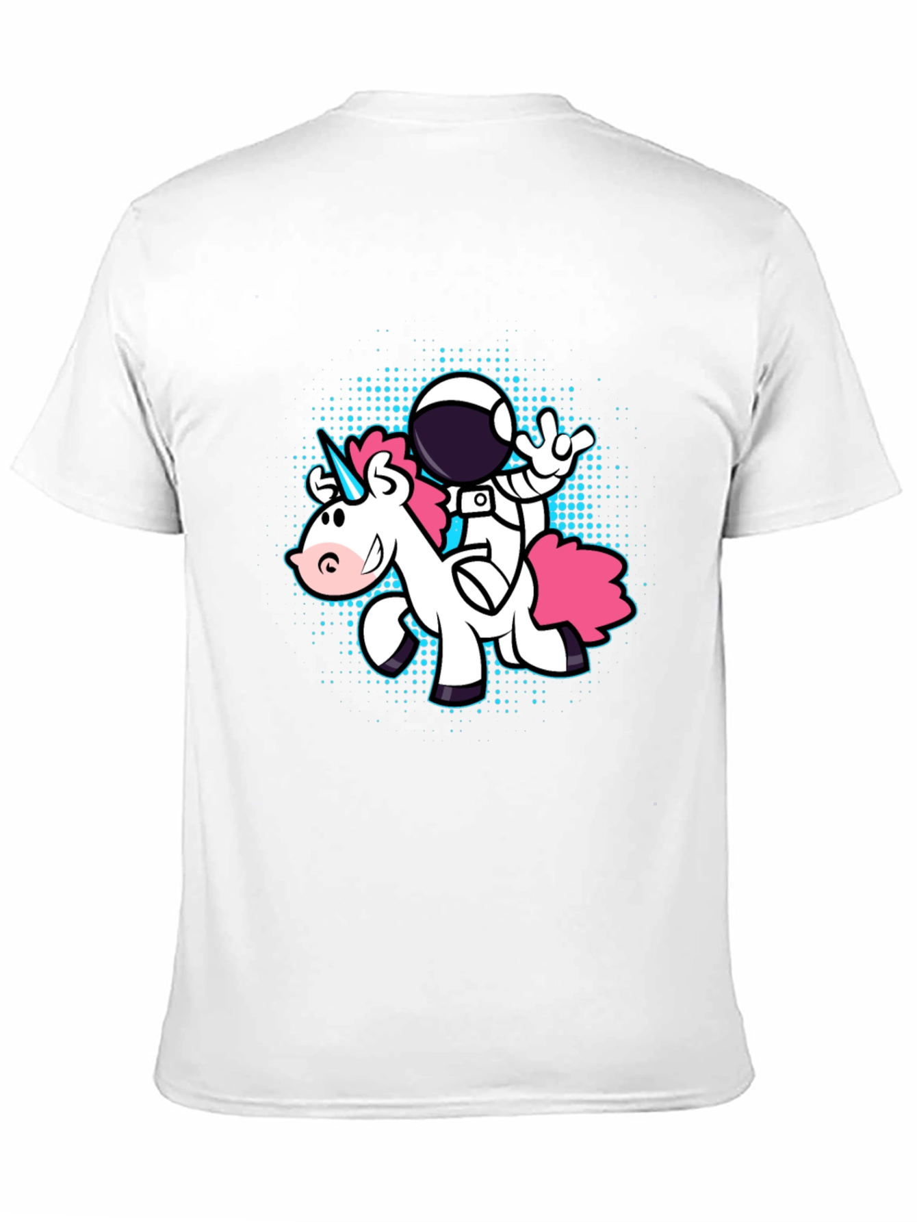 Astronaut Unicorn Graphic Tee - Black
