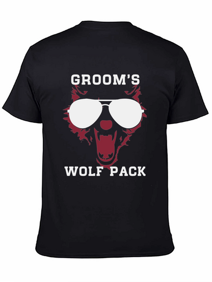 Grooms Wolf Pack Graphic Tee