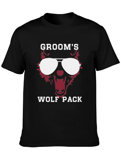 Grooms Wolf Pack Graphic Tee